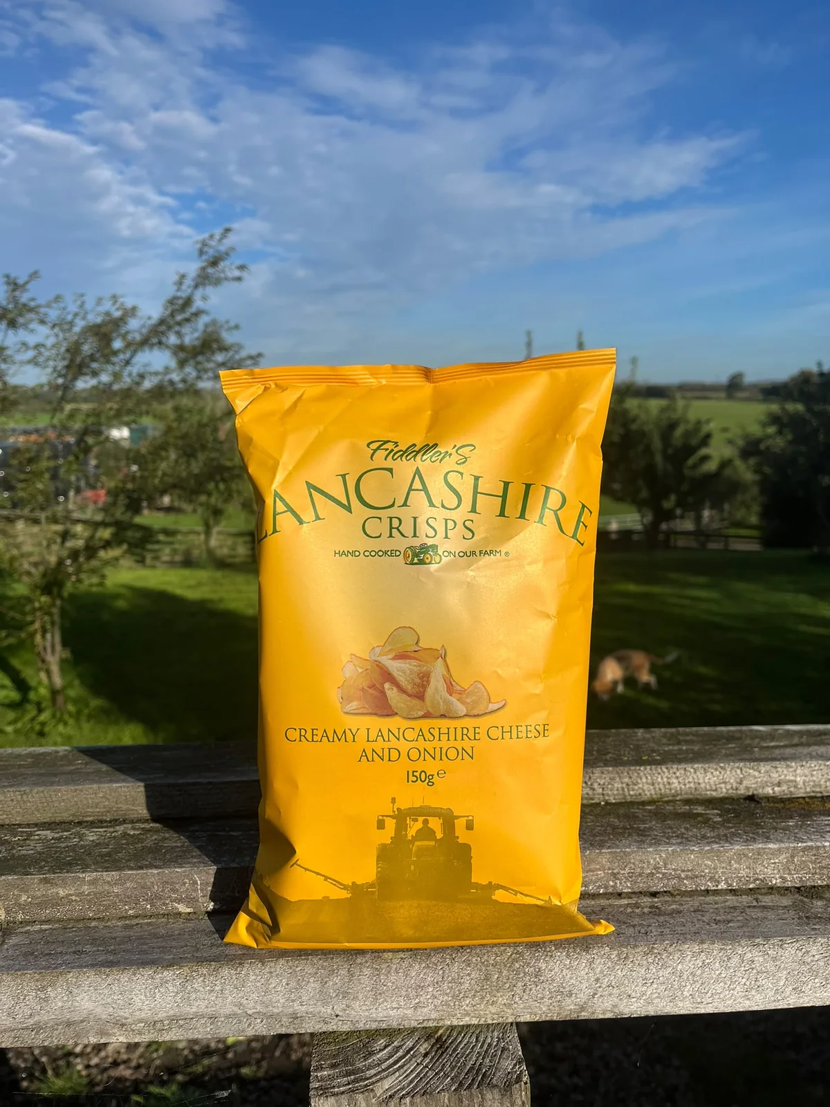 Fiddlers Crisps Share Bag Creamy Lancashire Cheese & Onion