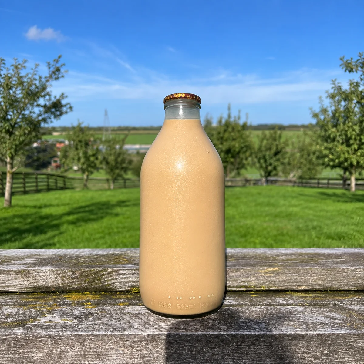 Iced Coffee Glass Bottle