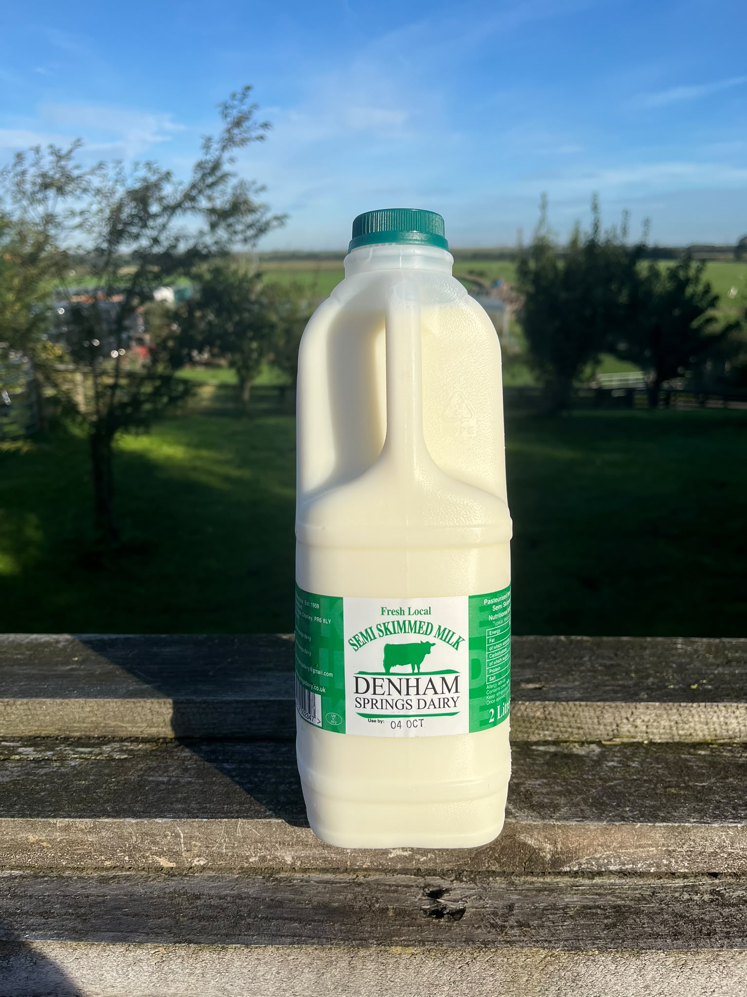 2 Litre Plastic Milk Semi Skimmed
