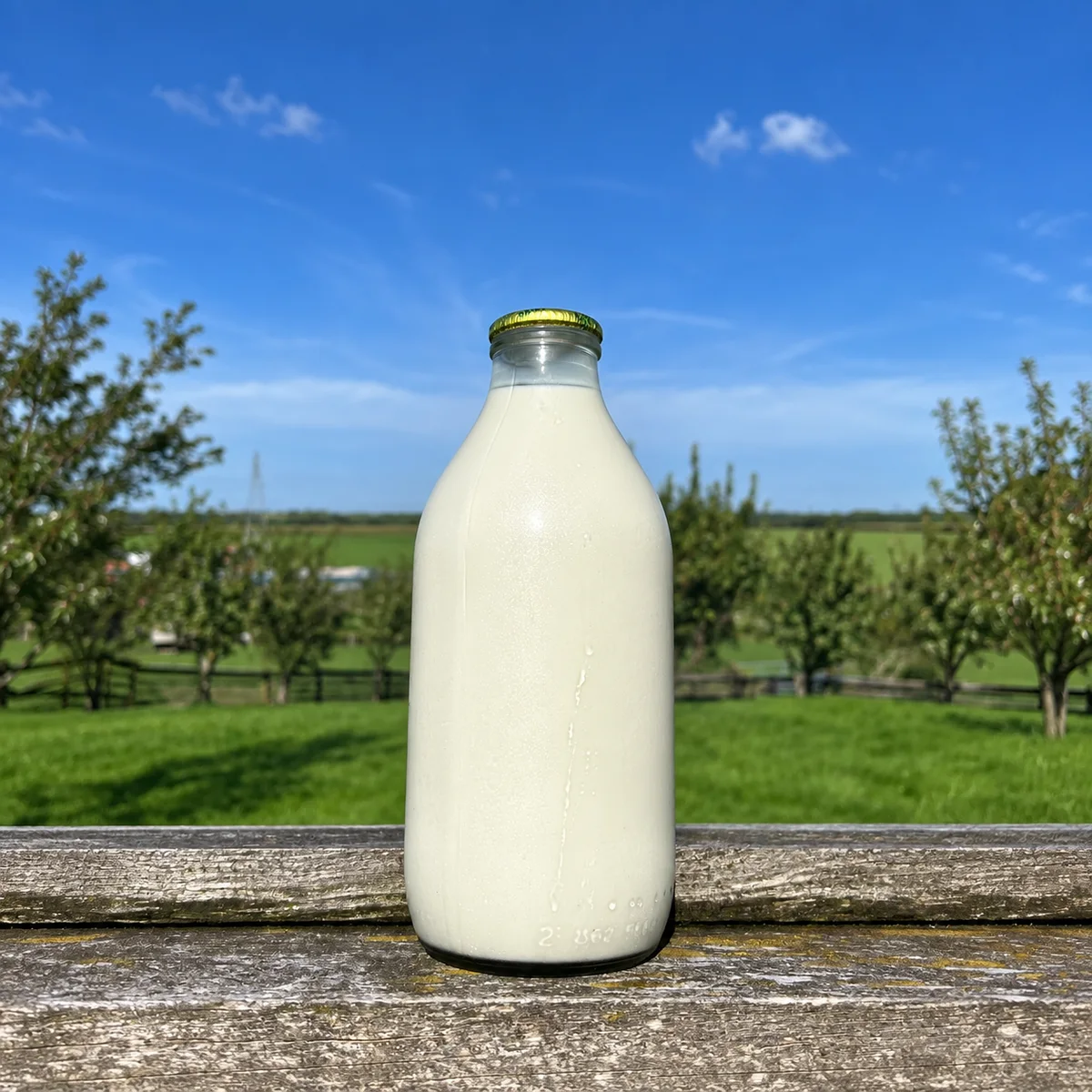 Milkshake Glass Bottle Madagascan Vanilla
